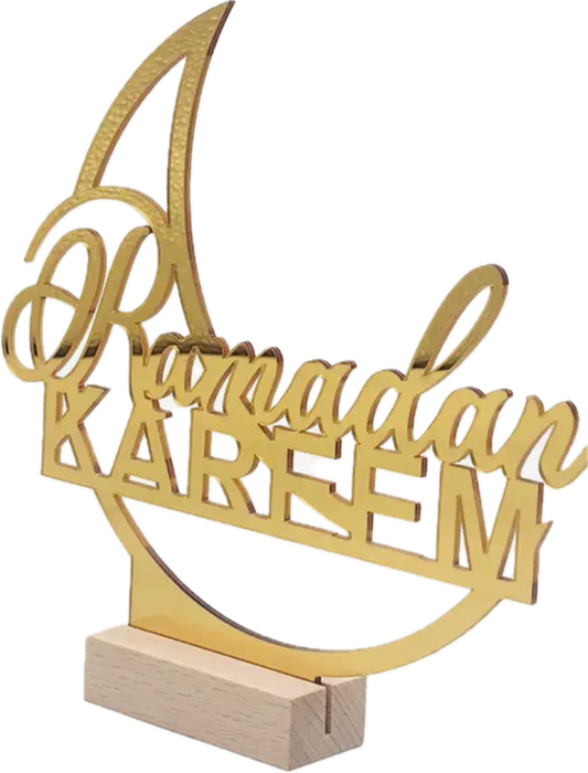 Acrylic Ramadan Mubarak Sign - Taqwa Boutique