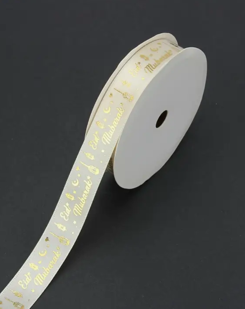 Eid Mubarak Foil Ribbon - Taqwa Boutique