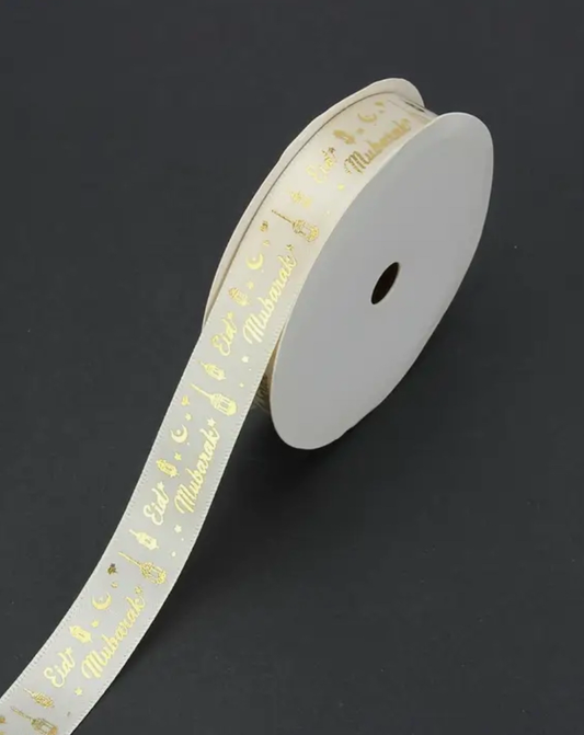 Eid Mubarak Foil Ribbon - Taqwa Boutique