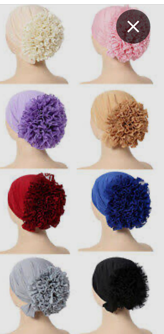 Undercap with flower - Taqwa Boutique