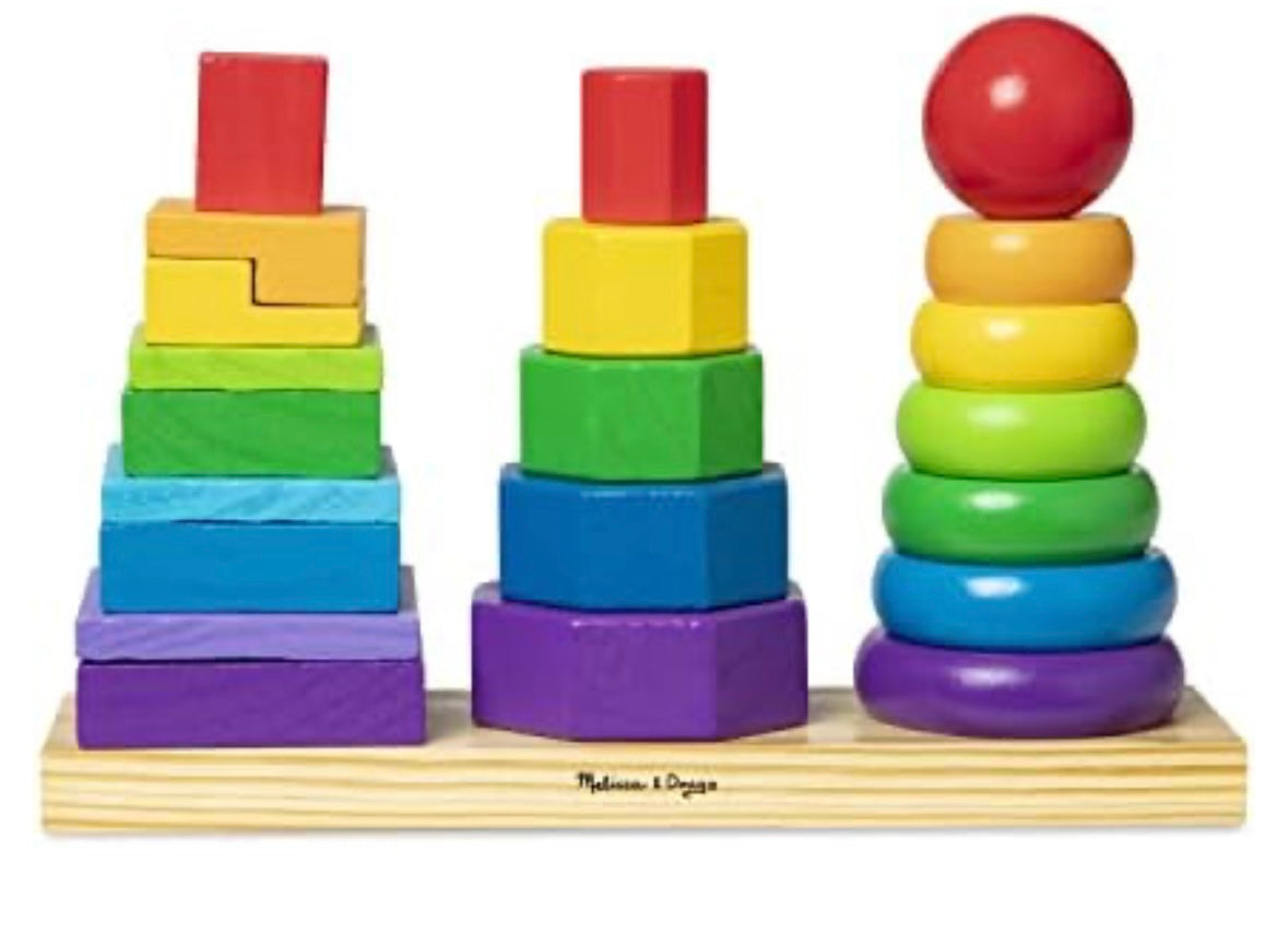 Wooden Geometric Stacker - Taqwa Boutique