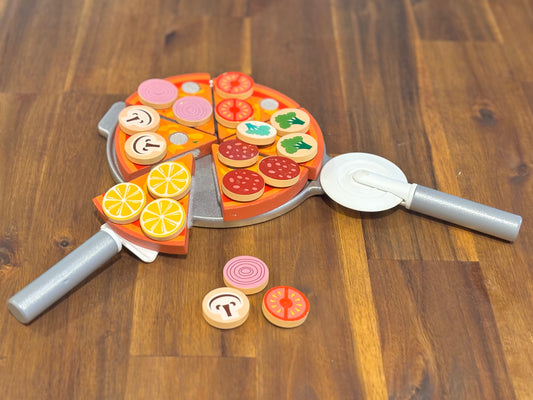Wooden Pizza Toy - Taqwa Boutique