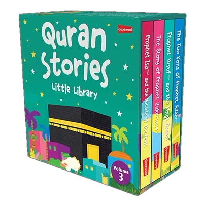 Quran Stories Little Library Volume 3 ( Set of 4 Board Books) - Taqwa Boutique