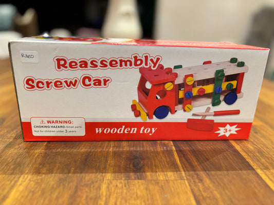 Wooden Truck with Screws - Taqwa Boutique