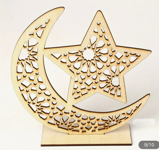 Wooden table décor - Taqwa Boutique