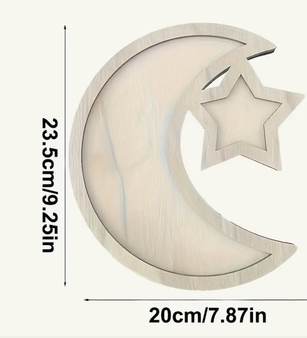 Moon Star Plate Small - Taqwa Boutique