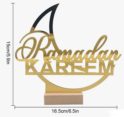 Acrylic Ramadan Mubarak Sign - Taqwa Boutique
